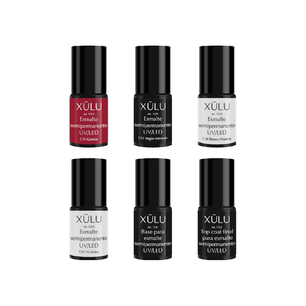 XÚLU PACK X 6 ESMALTES UV CLASICOS 2 | Vista 2